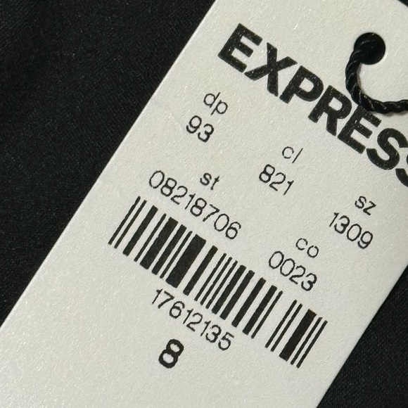 EXPRESS Mini Faux Wrap Skirt Size 8 Holiday‎ Party Christmas NYE Floral Tie NWT - Picture 4 of 9